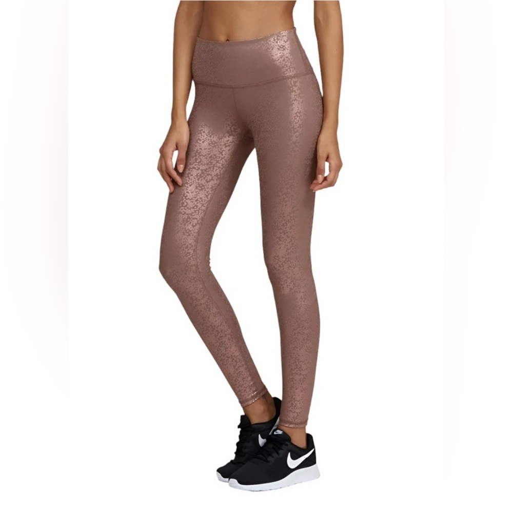 NOLI Shimmering Rose Gold Gloss Leggings - Picture 3 of 9